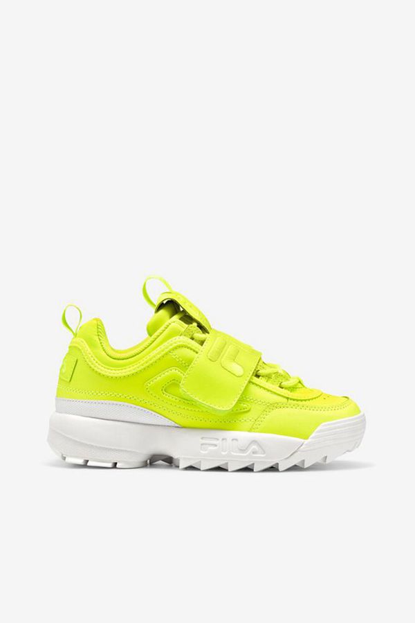 Fila Disruptor 2 Applique Women's Sneakers - Yellow/Yellow/White,NZ 54-21086